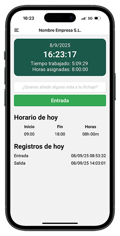 FicharApp control horario gratuito